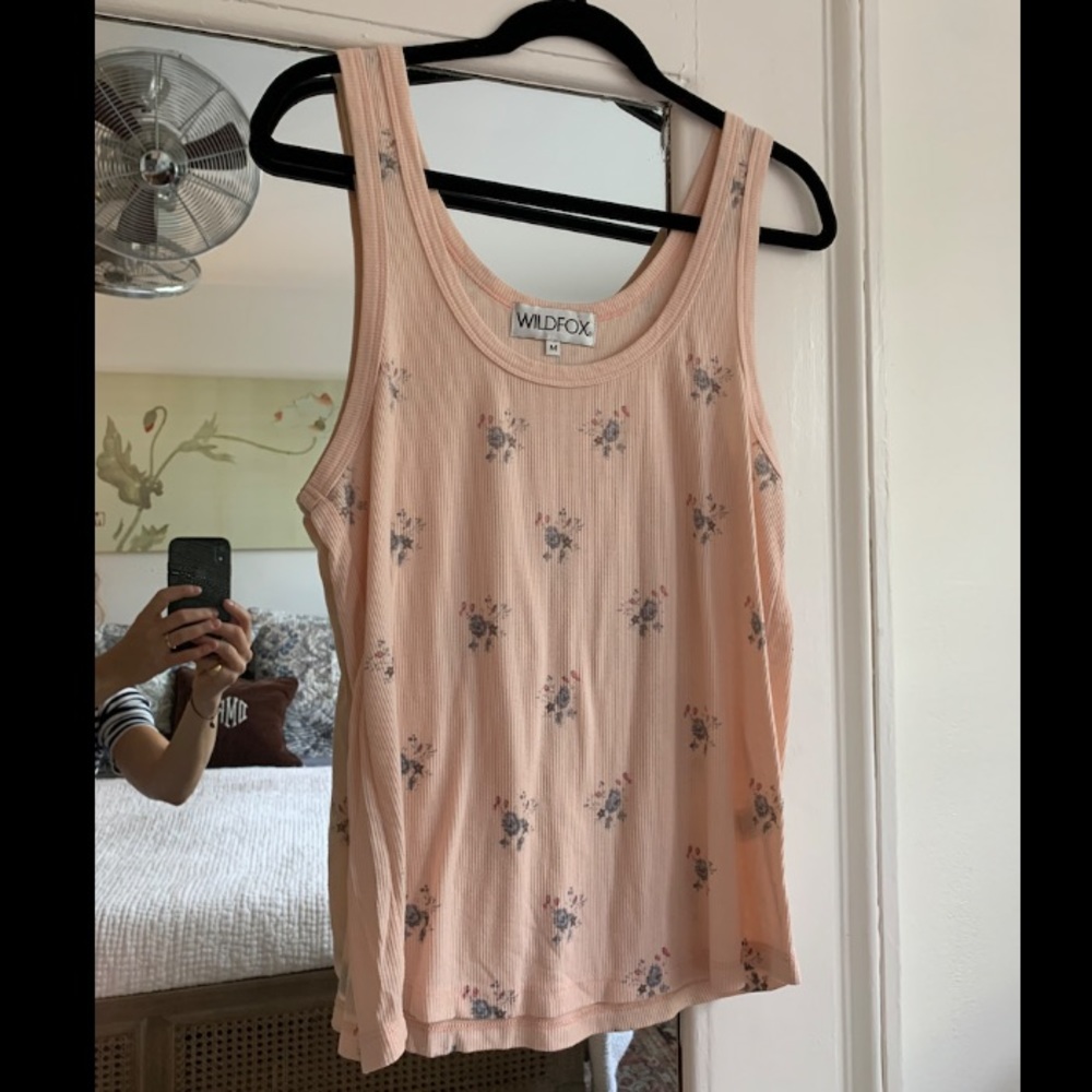 Wildfox Floral Print Tank
